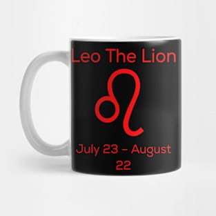 Leo The Lion, Zodiac Mug